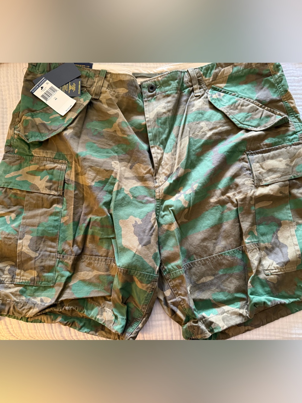 NWT Polo Ralph Lauren Camo Cargo Shorts
